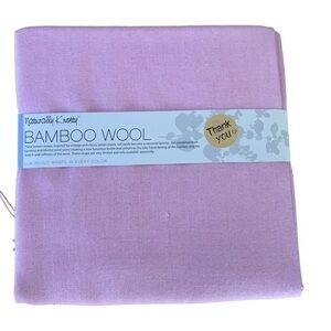 Naturally Knotty Bamboo Wool Blend Fringed Scarf Pink Mist